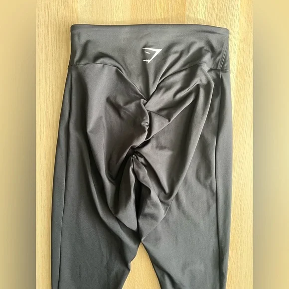 Gymshark Power Regular Leggings High Waisted Scrunch Black M - Picture 12 of 12